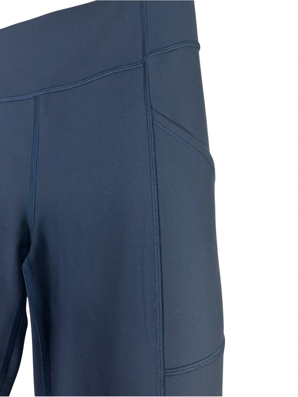 Lululemon Women's Invigorate HR Crop 23” Navy Blue Everlux LW6BDVS Size 6
